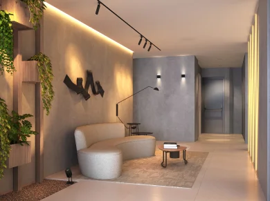 Hall do Bricks Residence