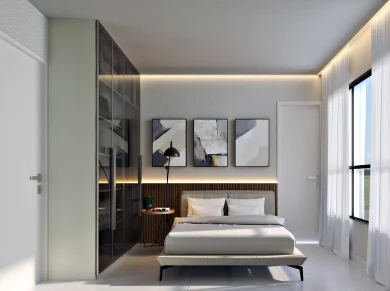 Suíte do Bricks Residence