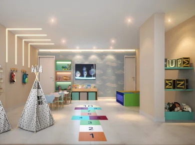 Espaço Kids do Bricks Residence